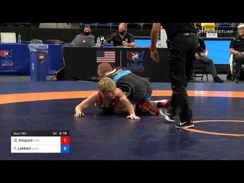 60 Kg Consolation Conor Knopick MWC Wrestling Academy Vs Taylor LaMont Sunkist Kids Wrestling Club