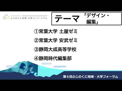 国際文化学科 第６回ふじのくに地域・大学フォーラム　テーマ「デザイン・編集」