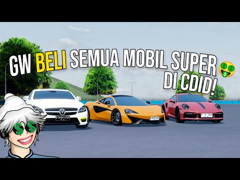 Gw Membeli SEMUA Mobil Supercar Di Roblox CDID!