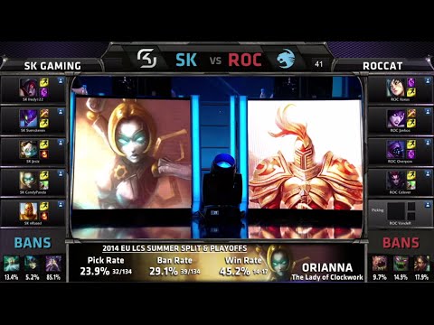 SK Gaming vs Roccat Game 3 | 3rd place EU LCS Summer 2014 Playoffs | SK vs ROC S4 Worlds Regionals