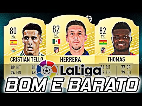TIME BOM E BARATO DA LA LIGA PARA INICIAR O FIFA 20 ULTIMATE TEAM!