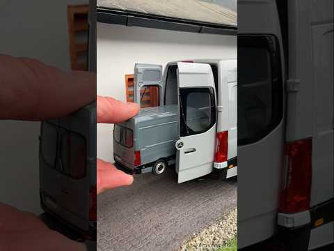 Me and Mini-Me - 1:18 vs 1:43 Mercedes Sprinter