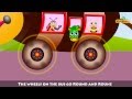 The Wheels On The Bus Go Round And Round Children Nursery Rhymes I Toddler Kindergarten Baby Song