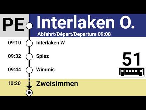 GoldenPass Express Ansagen » PE Interlaken Ost — Zweisimmen | Interface | SLBahnen