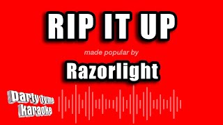 Razorlight - Rip It Up (Karaoke Version)
