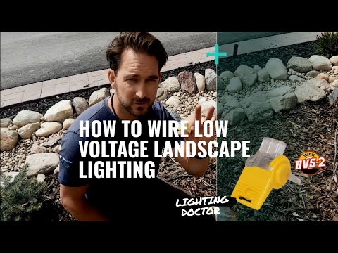 How to Wire Low Voltage Landscape Lighting with Wiring Diagram