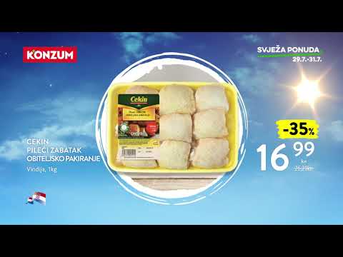 Akcija ponedjeljak srijeda 29.7. - 31.7.