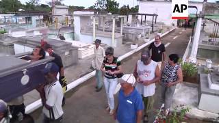 Cuba celebrates the ritual of Pachencho burial, the living dead