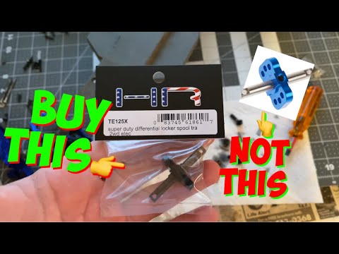 How to lock Traxxas 2wd Differential (HR Diff Locker SuperDuty) 2wd Rustler, Stampede, Slash, Bandit