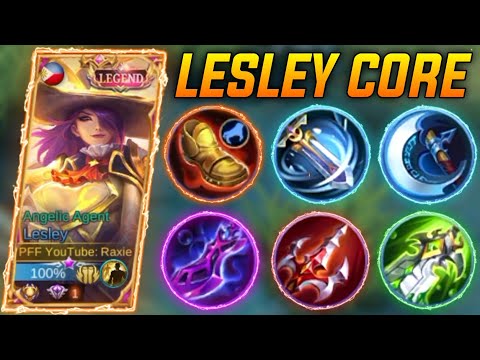 LESLEY CORE BEST BUILDS! (MUST TRY) LESLEY FREESTYLE CORE GAMEPLAY | MLBB