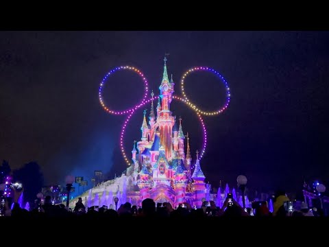 Disney D-Light Drone Show (Updated Version) 2023 | Disneyland Paris