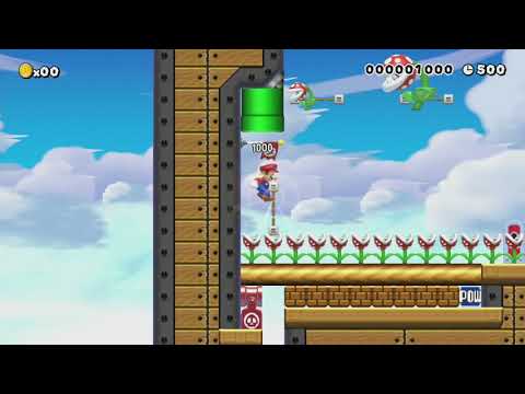 Piranha Airship by Ryan - SUPER MARIO MAKER - NO COMMENTARY 1bj