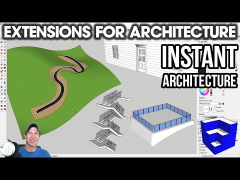 SketchUp Extensions FOR ARCHITECTURE - Instant Architecture by Vali Architects!