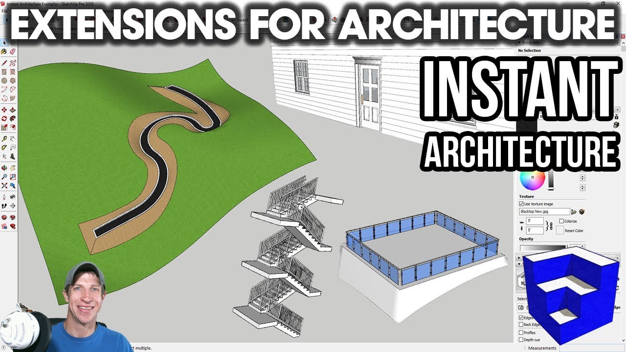 SketchUp Extensions FOR ARCHITECTURE - Instant Architecture by Vali Architects!