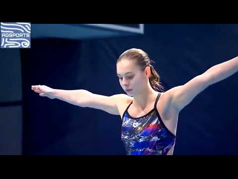 Kseniia Bailo Ukraine  1m Springboard   Junior Diving Championships