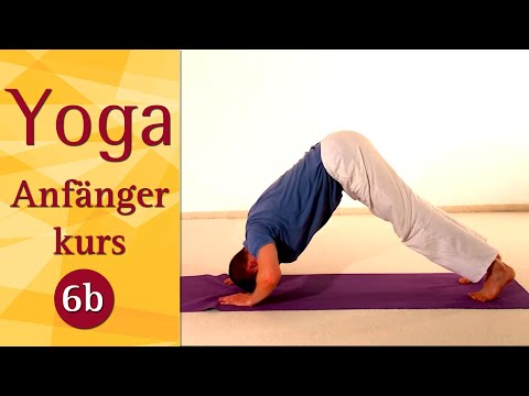 6B Schnellatmung für neues Feuer & Kopfstand Vorübungen - Yoga Vidya Anfängerkurs