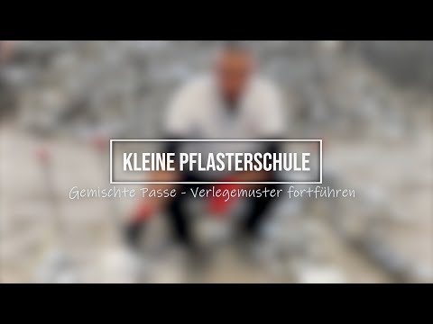 Kleine Pflasterschule - Gemischte Passe: 5 - Immer auf die Arbeitsrichtung achten