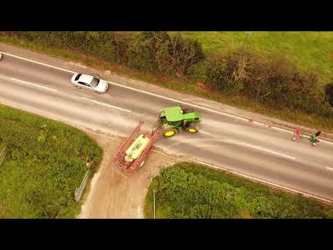 JB AGRI-  JOHN DEERE 6195R SPRAYING WITH HARDI SPRAYER