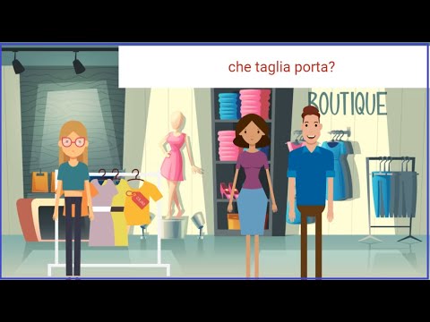 Shopping for Clothes in Italian
