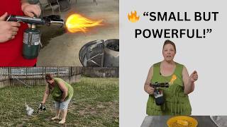 Small But MIGHTY 🔥 Propane Torch Review | Kitchen + Outdoor Uses!