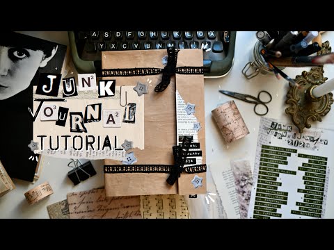How to make a Junk Journal • DIY Tutorial • January 2026 Journal Challenge #junkjournaljanuary2026
