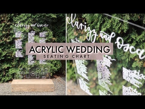 MY DIY WEDDING SEATING CHART