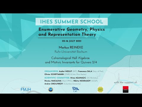 Markus Reineke - Cohomological Hall Algebras and Motivic Invariants for Quivers 2/4