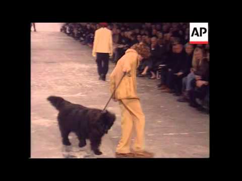 Ponchos take a turn on the catwalk at Issey Mikake