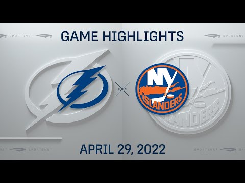 NHL Highlights: Tampa Bay Lightning vs New York Islanders - Apr 29, 2022