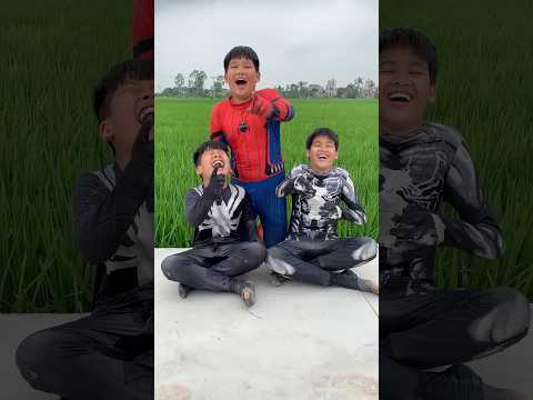 who is the strongest part 3 #spiderman #funny #ronaldo #trending #squidgame #comedy