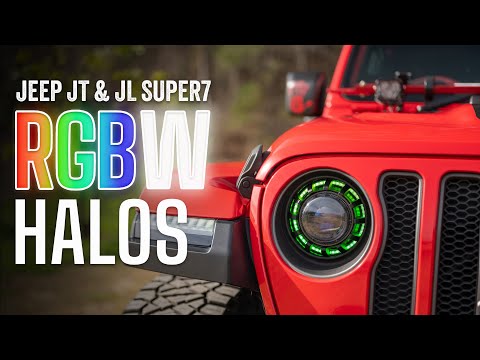 Jeep JT & JL Transformed | All New Morimoto Super7 RGBW Halo System Review and Install! 💡🔧