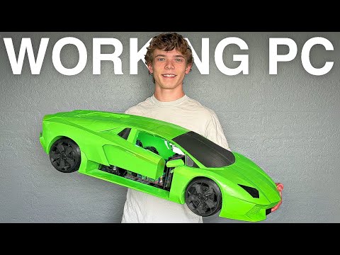 Building A WORKING Supercar Gaming PC