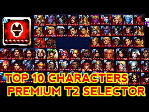 Top 10 Premium Characters list + Uniforms \ Black Friday sale | Marvel Future Fight -