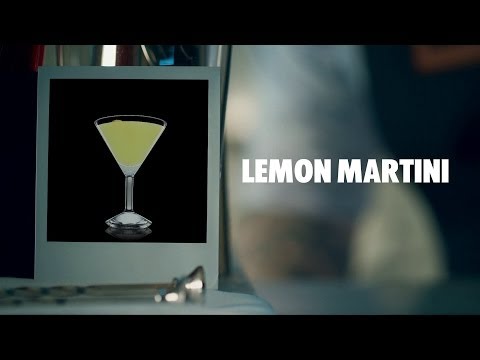 LEMON MARTINI DRINK RECIPE - HOW TO MIX