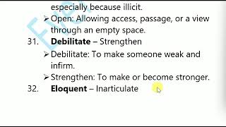 IELTS words