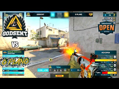 GODSENT vs O PLANO - DreamHack Open June 2021 North America | CSGO HIGHLIGHTS