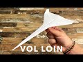 Comment faire le meilleur Avion en papier qui vole LOIN - Planeur - Long vol ORIGAMI