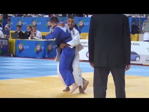 Junior European Judo Cup Berlin 2015  -60 kg Quarter-Final Khyar (FRA) - Miles (GBR)