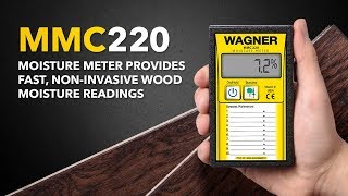 MMC220 Moisture Meter Provides Fast Wood Moisture Readings