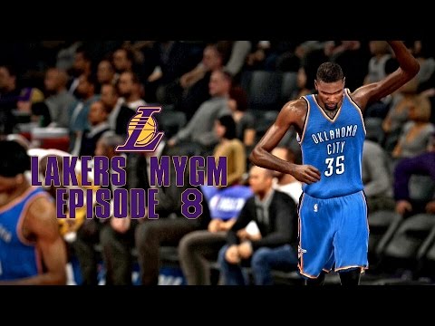 NBA 2K15 PS4 Lakers MyGM - Destroyed By DURANT! (EP.8)