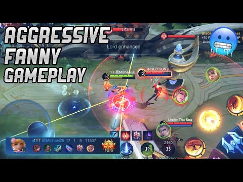 AGGRESSIVE FANNY GAMEPLAY!!! | SATISFYING CABLES! - MLBB