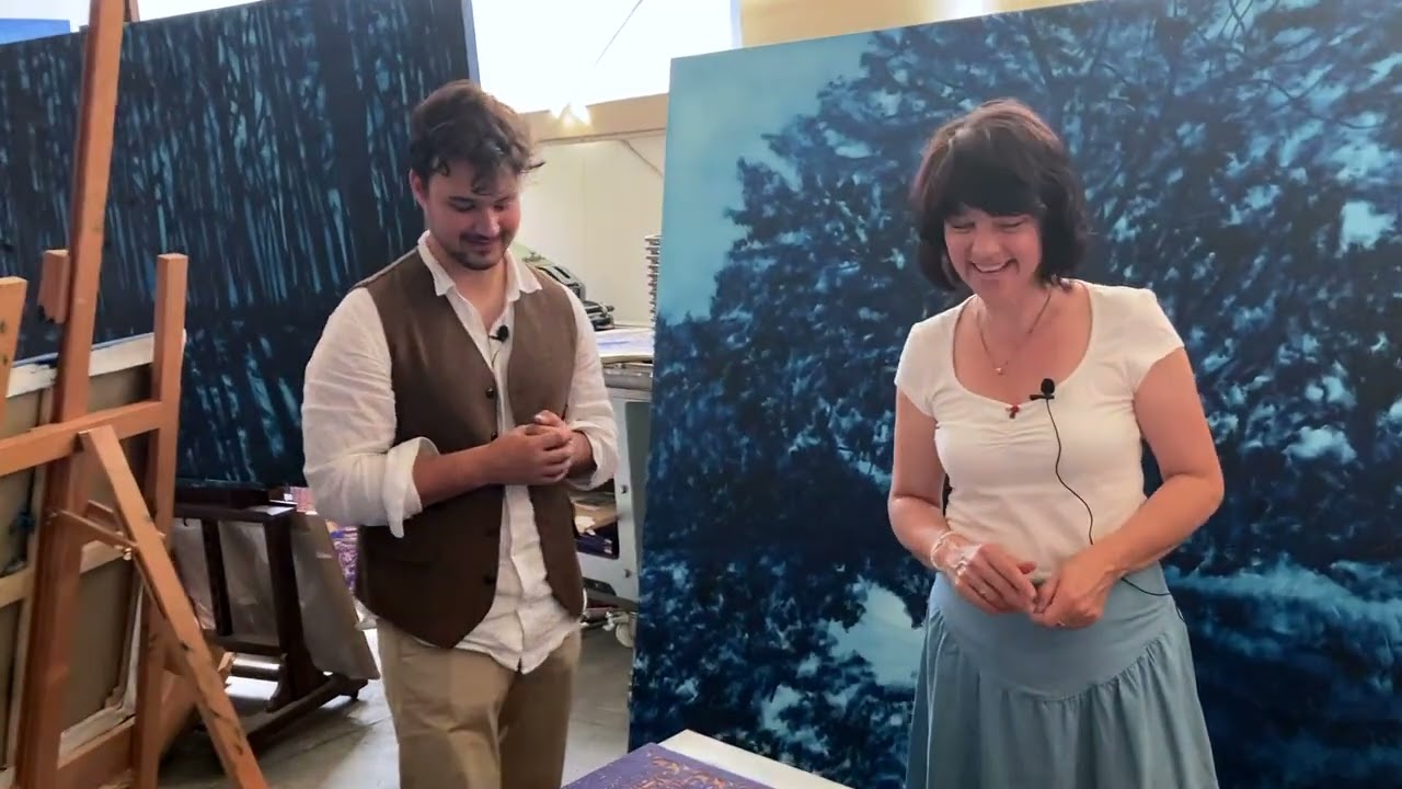 galerie gugging präsentiert 🔵 Ein Besuch in der blauen Welt von Marko Djurdjevic