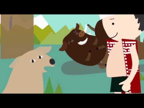 族語夢工廠-泰雅語-03賽夏族動畫 啃骨頭的狗兒