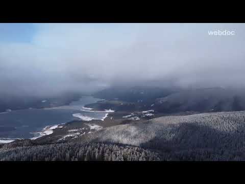 Transalpina Ski Resort by drone