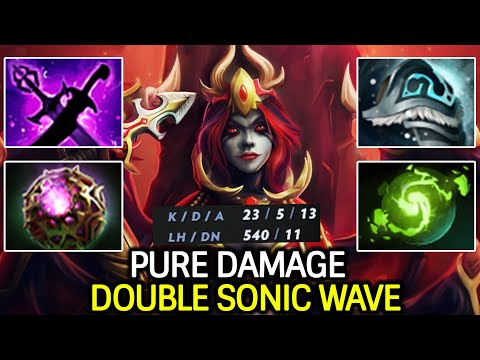 QUEEN OF PAIN NONSTOP SPAM – Pure Damage Sonic Wave Dota 2