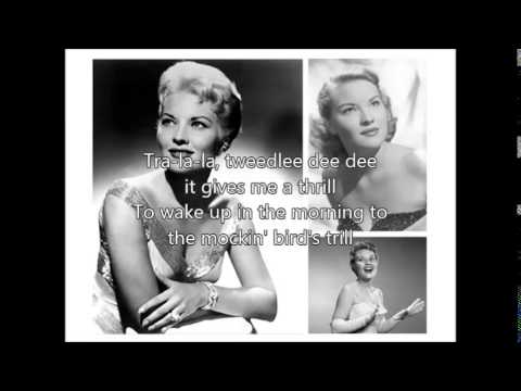 PATTI PAGE - Mockin' Bird Hill（1951）with lyrics