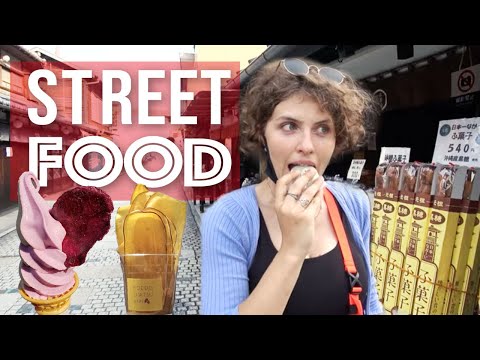 在川越老城區品嚐街頭小吃｜Top 5food.and 1Beer (Trying Out Street Food in Old Town Kawagoe｜Top ５food.and 1Beer)