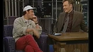 Adam Sandler on Late Night with Conan O&#39;Brien. 1998.