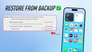 How To Restore iPhone From Backup On Mac