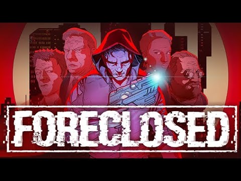 Foreclosed (Xbox One, PS4, PC Cyberpunk Video Game) Review (indie game, comic book) no footage